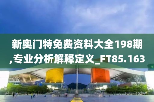新奥门特免费资料大全198期,专业分析解释定义_FT85.163