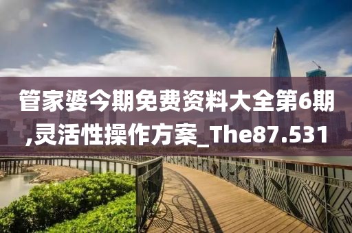 管家婆今期免费资料大全第6期,灵活性操作方案_The87.531