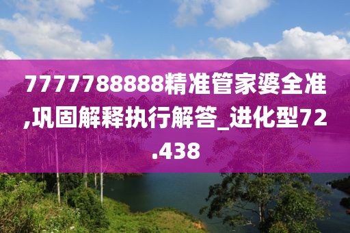 7777788888精准管家婆全准,巩固解释执行解答_进化型72.438