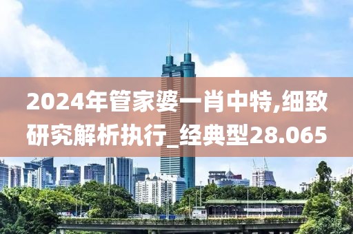 2024年管家婆一肖中特,细致研究解析执行_经典型28.065