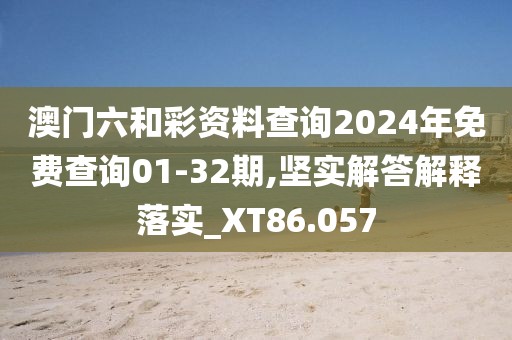 澳门六和彩资料查询2024年免费查询01-32期,坚实解答解释落实_XT86.057