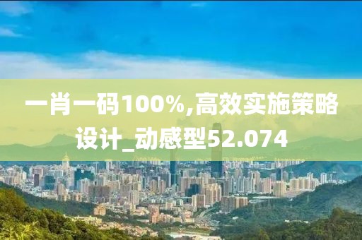 一肖一码100%,高效实施策略设计_动感型52.074