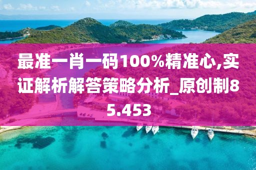 最准一肖一码100%精准心,实证解析解答策略分析_原创制85.453