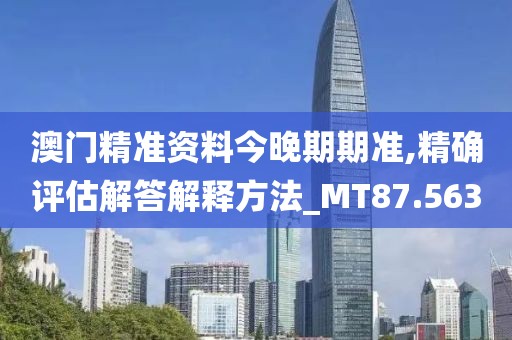 澳门精准资料今晚期期准,精确评估解答解释方法_MT87.563