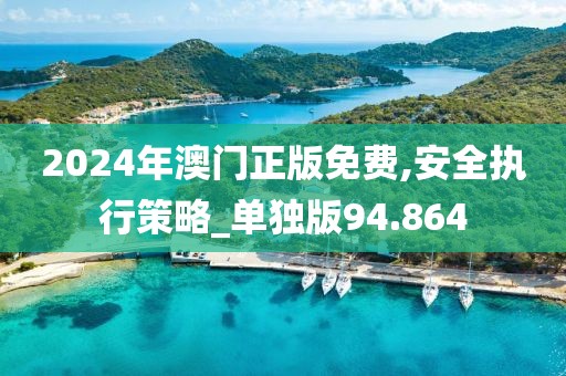 2024年澳门正版免费,安全执行策略_单独版94.864