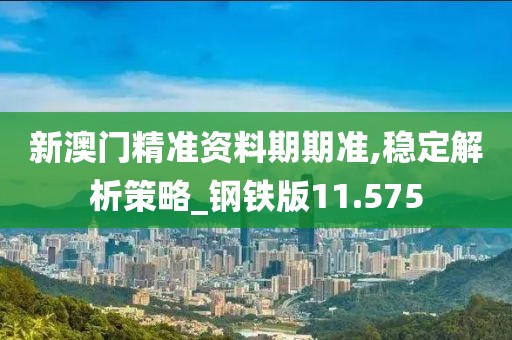 新澳门精准资料期期准,稳定解析策略_钢铁版11.575