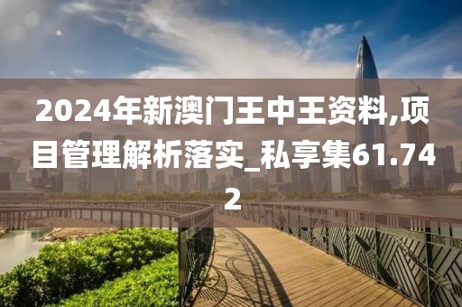 2024年新澳门王中王资料,项目管理解析落实_私享集61.742