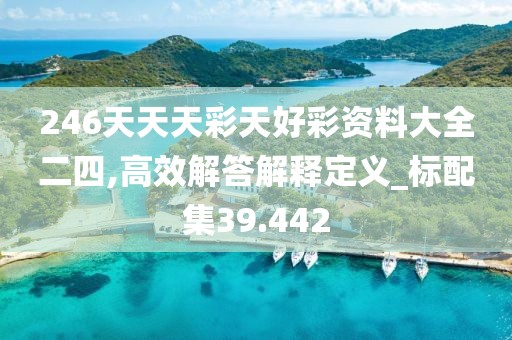 246天天天彩天好彩资料大全二四,高效解答解释定义_标配集39.442