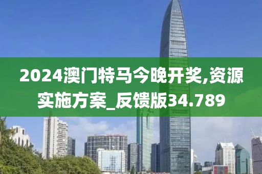 2024澳门特马今晚开奖,资源实施方案_反馈版34.789