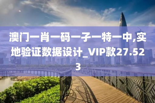 澳门一肖一码一孑一特一中,实地验证数据设计_VIP款27.523