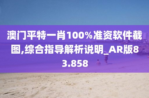 澳门平特一肖100%准资软件截图,综合指导解析说明_AR版83.858