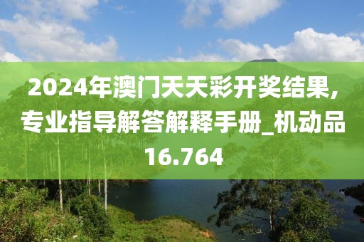 2024年澳门天天彩开奖结果,专业指导解答解释手册_机动品16.764