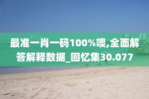 最准一肖一码100%噢,全面解答解释数据_回忆集30.077