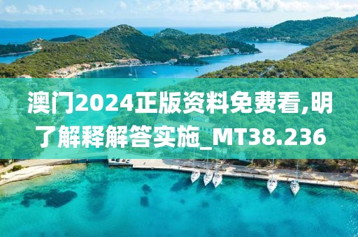 澳门2024正版资料免费看,明了解释解答实施_MT38.236