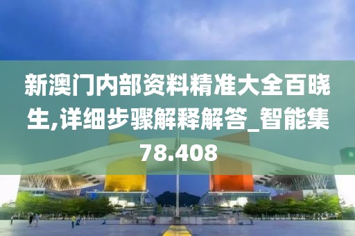 新澳门内部资料精准大全百晓生,详细步骤解释解答_智能集78.408