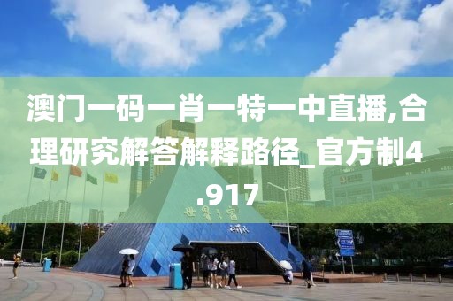 澳门一码一肖一特一中直播,合理研究解答解释路径_官方制4.917