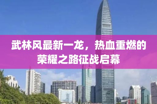 武林风最新一龙，热血重燃的荣耀之路征战启幕