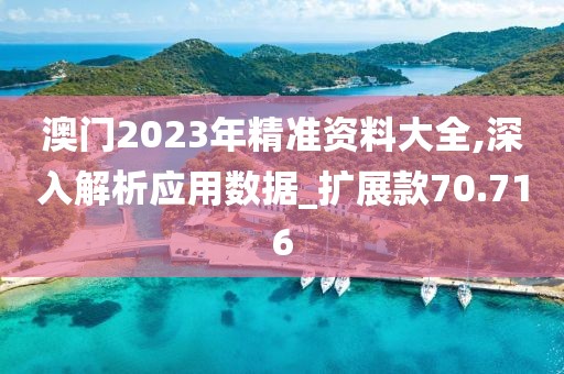 澳门2023年精准资料大全,深入解析应用数据_扩展款70.716
