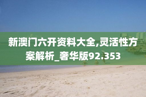 新澳门六开资料大全,灵活性方案解析_奢华版92.353