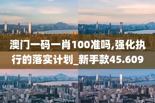 澳门一码一肖100准吗,强化执行的落实计划_新手款45.609