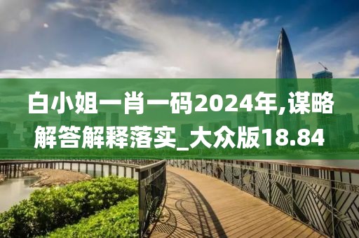 白小姐一肖一码2024年,谋略解答解释落实_大众版18.84