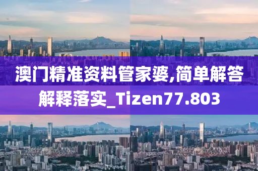 澳门精准资料管家婆,简单解答解释落实_Tizen77.803