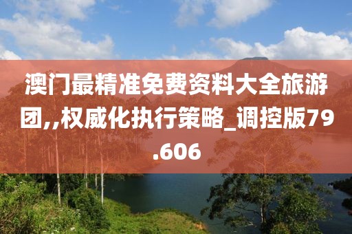 澳门最精准免费资料大全旅游团,,权威化执行策略_调控版79.606