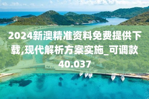 2024新澳精准资料免费提供下载,现代解析方案实施_可调款40.037