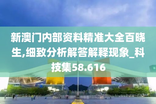 新澳门内部资料精准大全百晓生,细致分析解答解释现象_科技集58.616