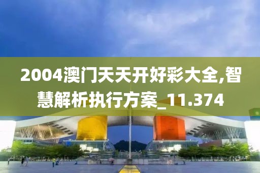 2004澳门天天开好彩大全,智慧解析执行方案_11.374