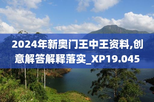 2024年新奥门王中王资料,创意解答解释落实_XP19.045