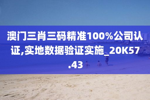 澳门三肖三码精准100%公司认证,实地数据验证实施_20K57.43
