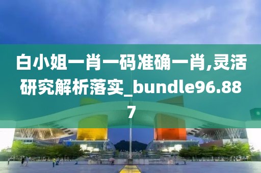 白小姐一肖一码准确一肖,灵活研究解析落实_bundle96.887