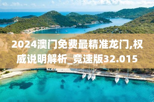 2024澳门免费最精准龙门,权威说明解析_竞速版32.015