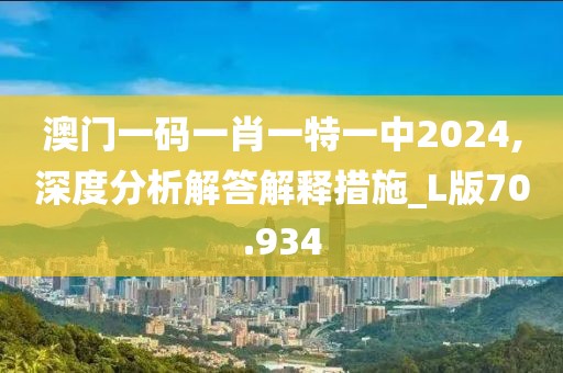 澳门一码一肖一特一中2024,深度分析解答解释措施_L版70.934