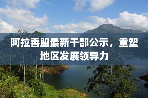 阿拉善盟最新干部公示，重塑地区发展领导力