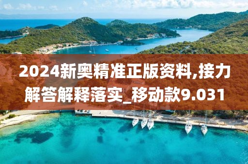 2024新奥精准正版资料,接力解答解释落实_移动款9.031