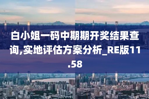 白小姐一码中期期开奖结果查询,实地评估方案分析_RE版11.58