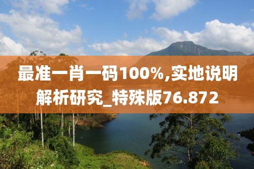 最准一肖一码100%,实地说明解析研究_特殊版76.872