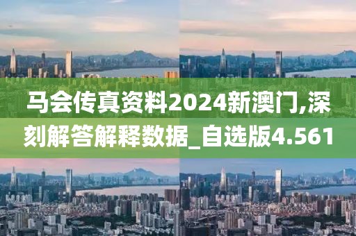 马会传真资料2024新澳门,深刻解答解释数据_自选版4.561