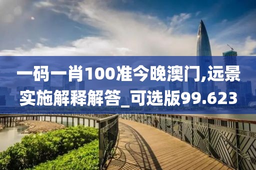 一码一肖100准今晚澳门,远景实施解释解答_可选版99.623