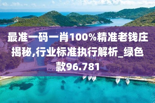 最准一码一肖100%精准老钱庄揭秘,行业标准执行解析_绿色款96.781