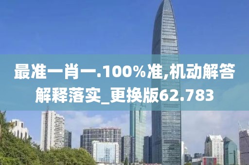 最准一肖一.100%准,机动解答解释落实_更换版62.783