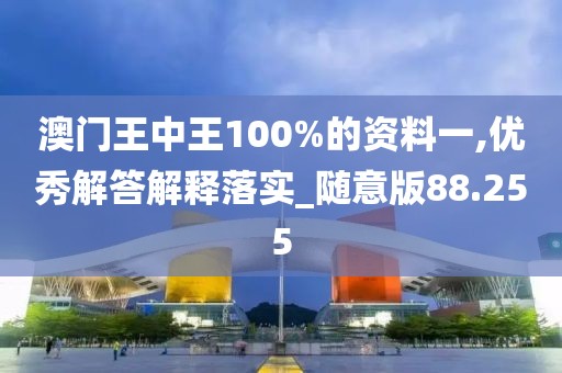 澳门王中王100%的资料一,优秀解答解释落实_随意版88.255